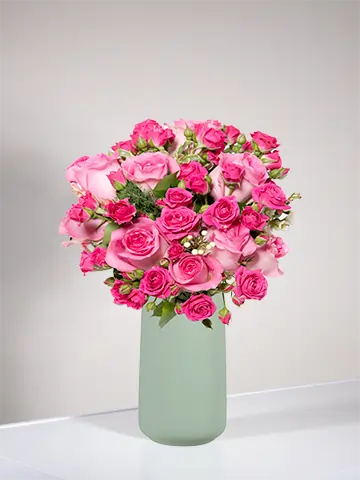 Bouquet di roselline rosa
